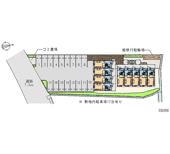 ★手数料０円★大津市千町１丁目　月極駐車場（LP）